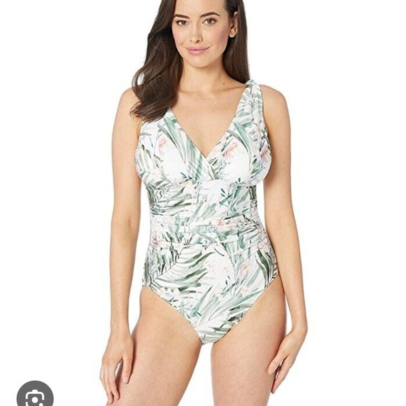 Athena Other - Women's Tropical Print Swimsuit Athena size 16